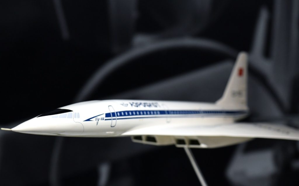    Макет Советского сверхзвукового пассажирского самолёта Ту-144. Сергей Пятаков / РИА Новости