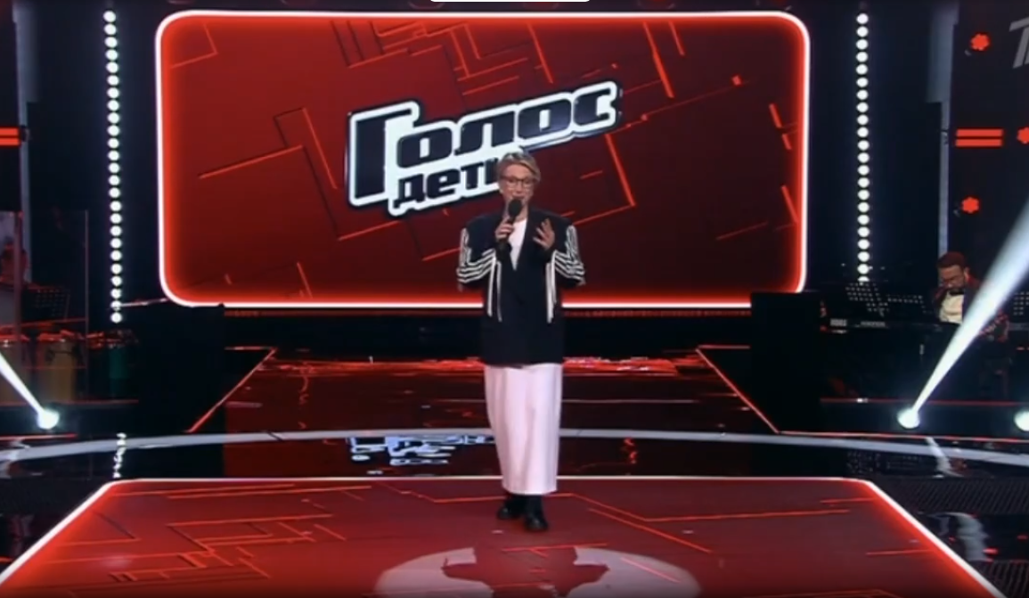 Яна Чурикова в шоу "Голос. Дети"