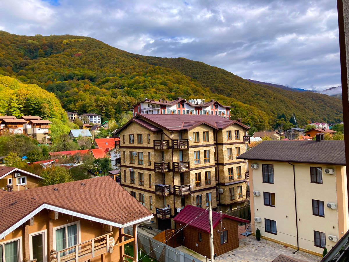 Красная поляна в ноябре месяце