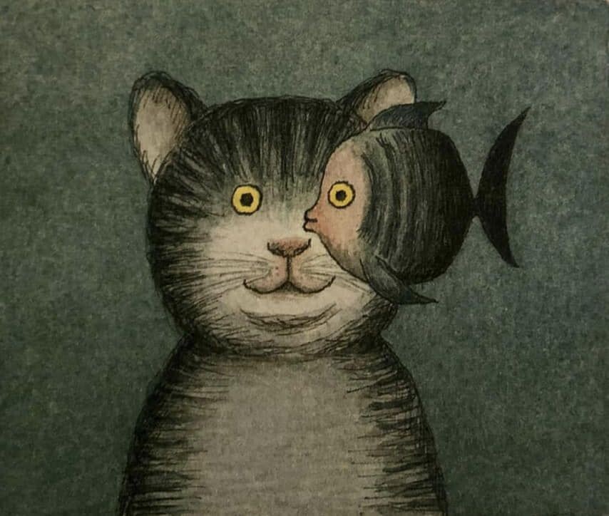 ИЛЛЮСТРАЦИЯ от художника- карикатуриста ФРАНКО МАТТИЧИНО / Franco Matticchio  " КАКОЕ ВСЁ КРАСИВОЕ "