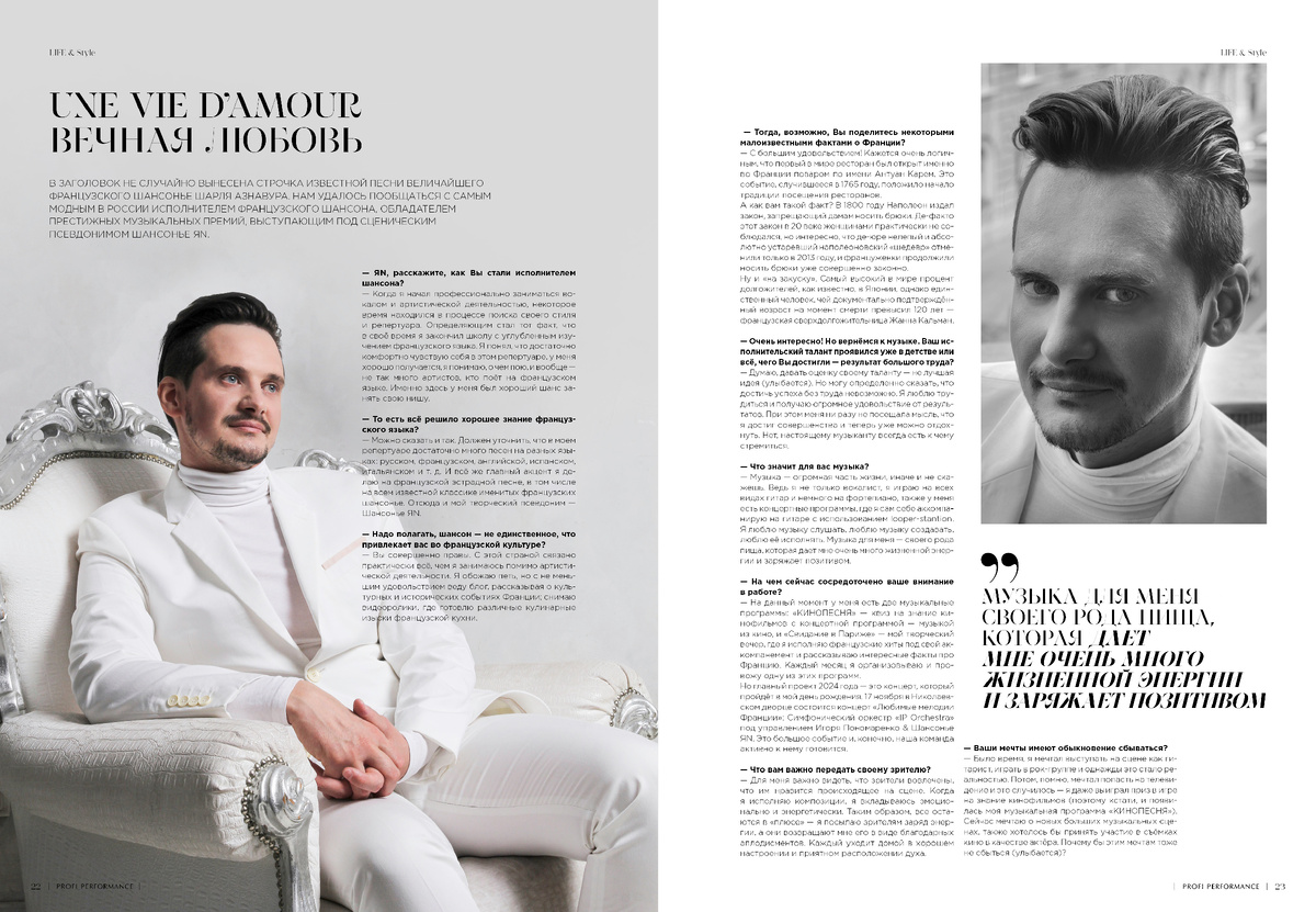 Публикация из 13-го выпуска журнала Profi Performance