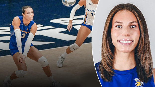 Волейболистка Блэр Флеминг. Фото Официальный сайт Университета Сан-Хосе.