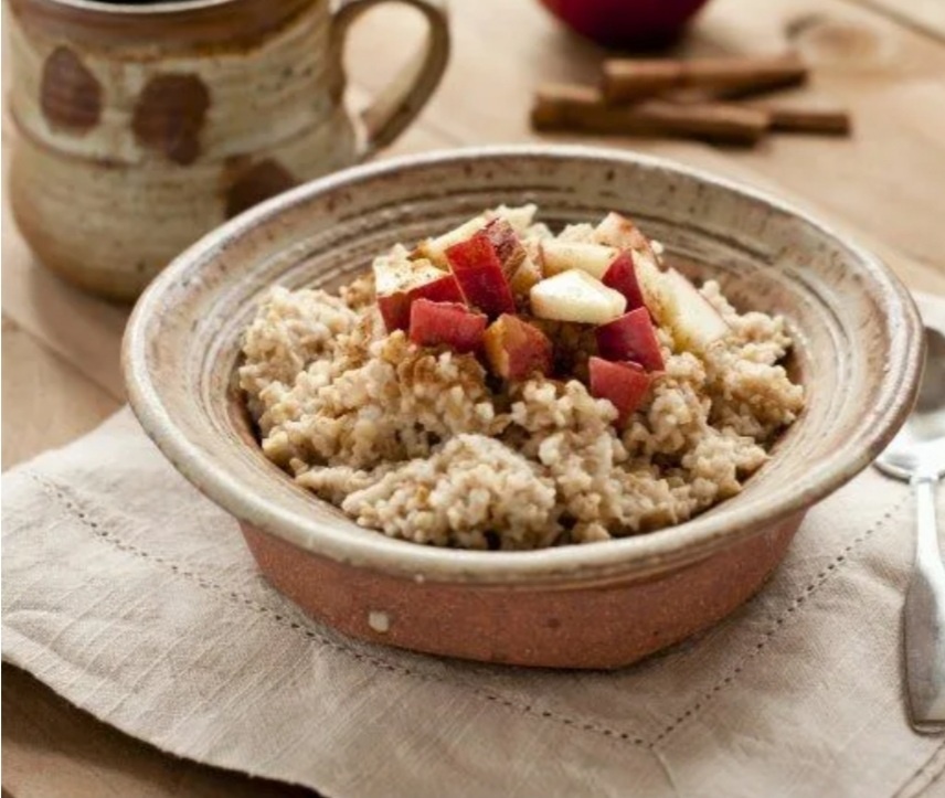 Полба с фруктами 