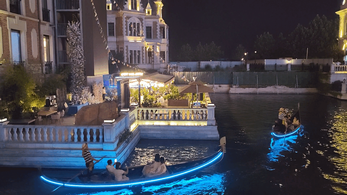 Gif от фото. Китайская Венеция