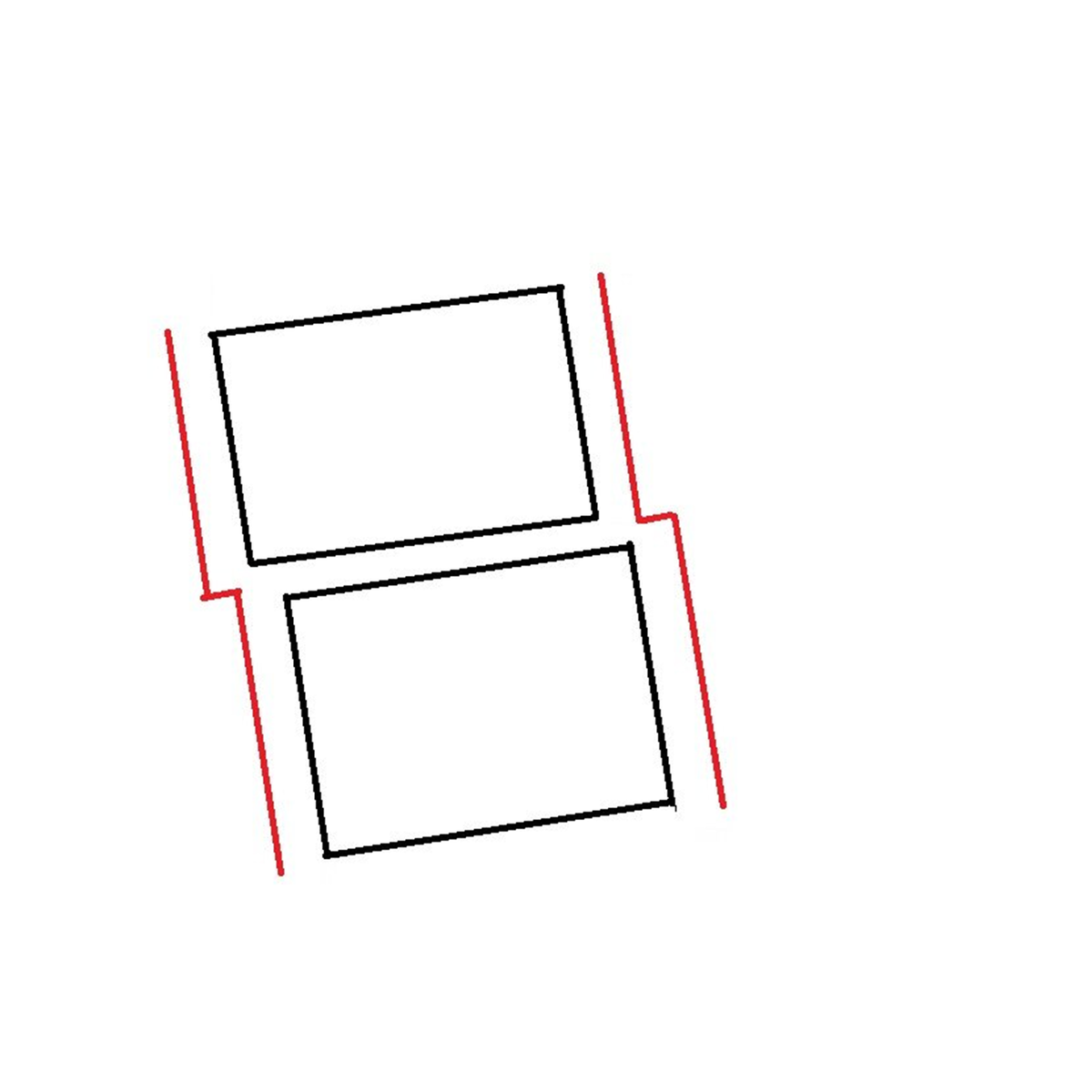 Схематическое изображение истинного листеза
