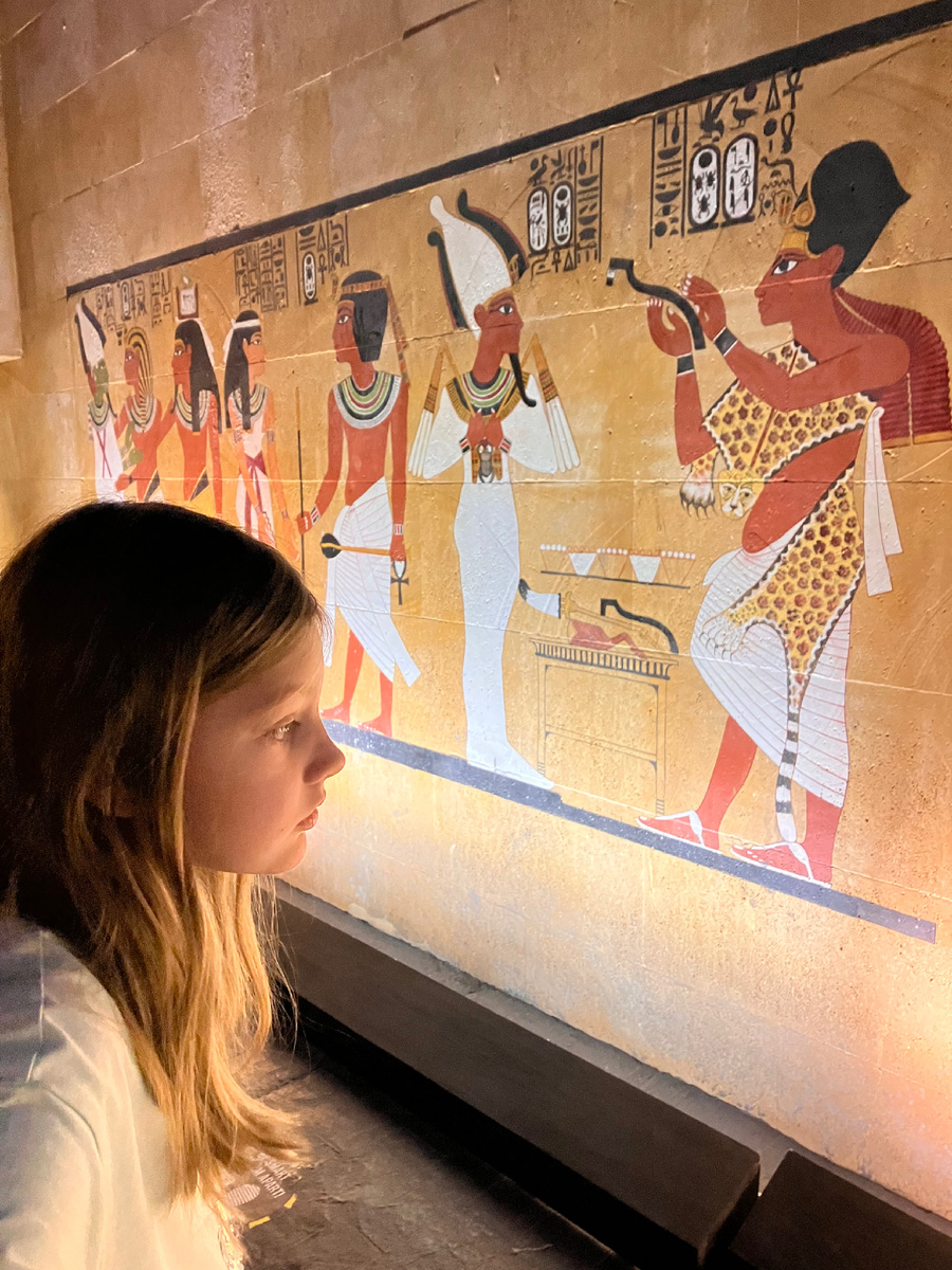В музее Тутанхамона 