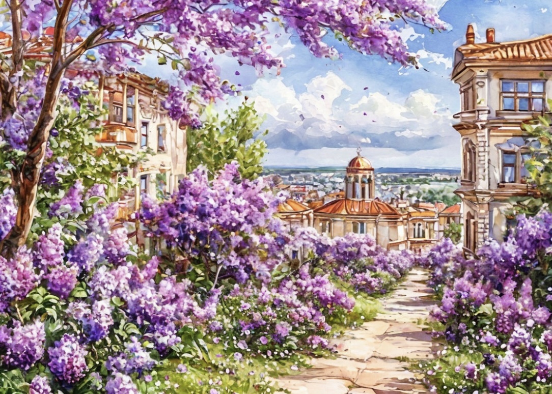 Город детства, где всегда цветёт сирень 