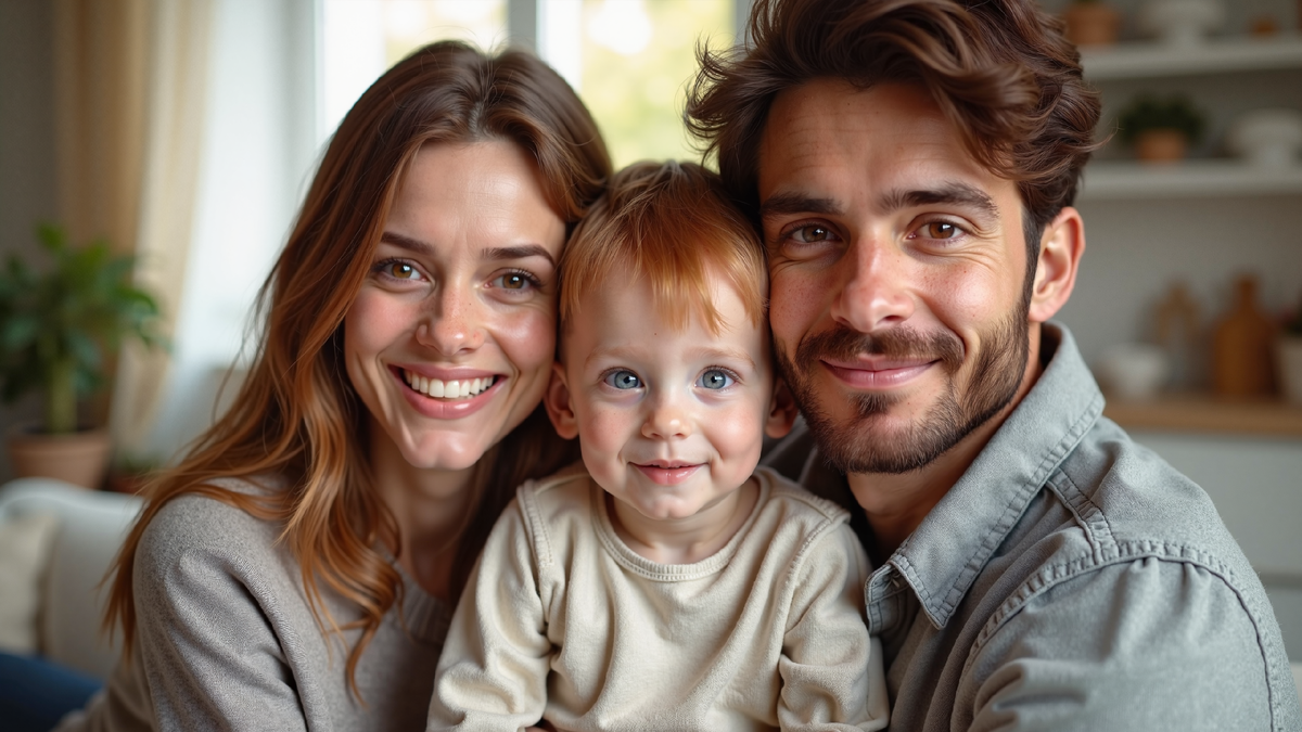 Когда ни в отца, ни в мать - что думать? Изображение: tensor.art