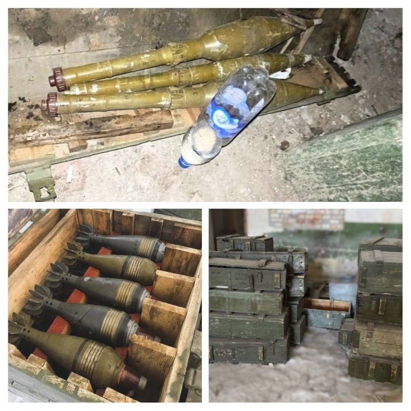    В ДНР обнаружены несколько оружейных схронов, поиски тайников продолжаются