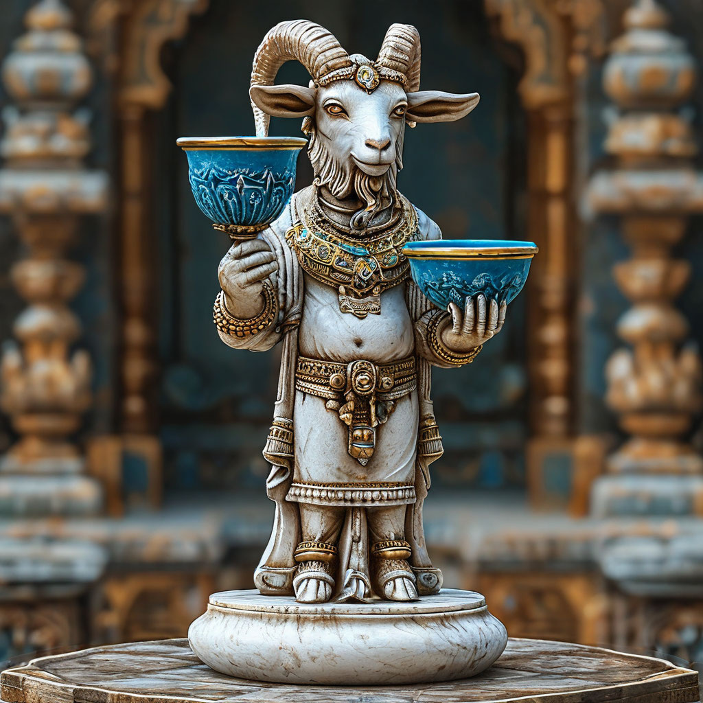 Мамона. Изображение от ИИ Шедеврум