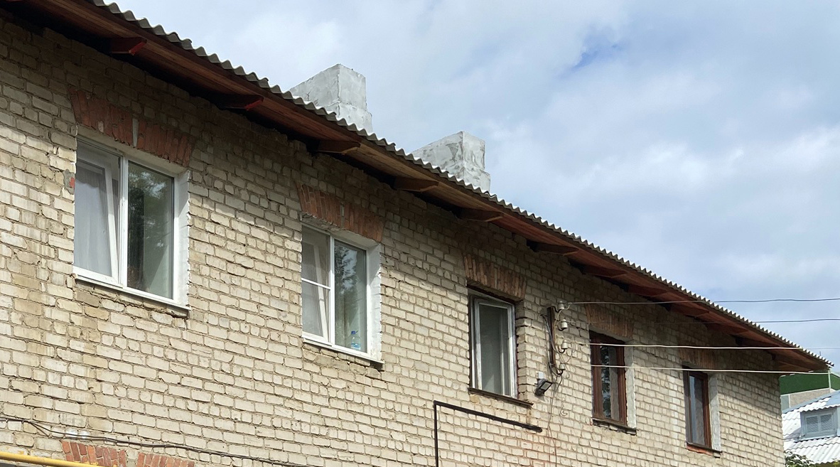 Не организованный водосток