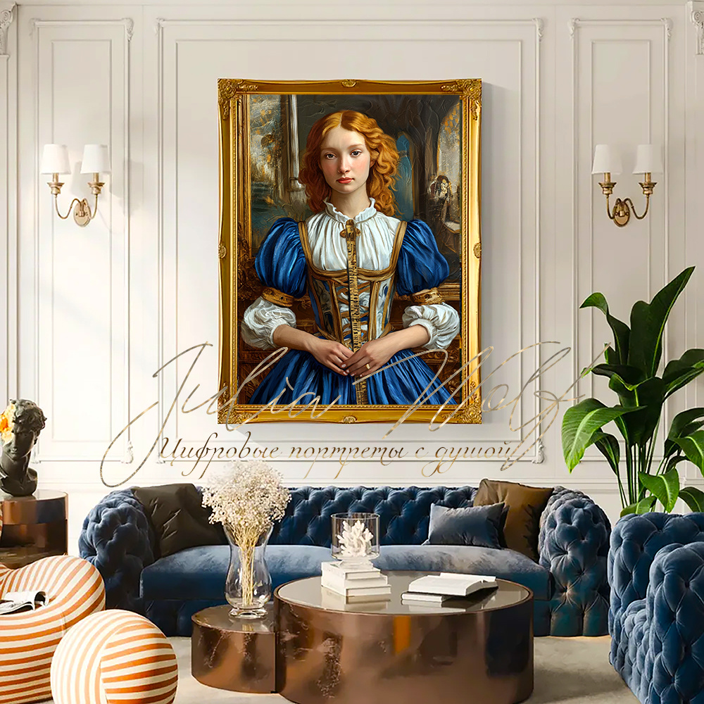 Интерьерная картина «Швея» художницы Джулии Вульф