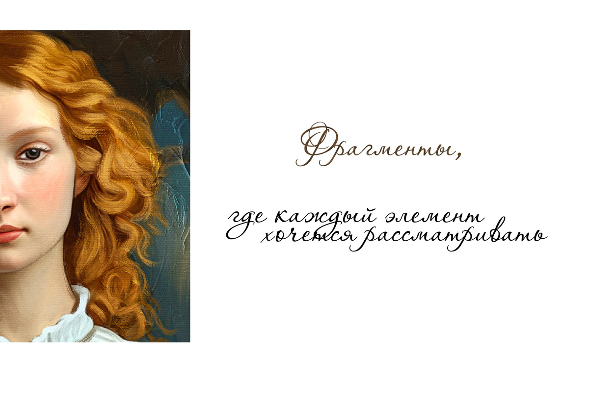 Фрагмент интерьерной картины «Швея»