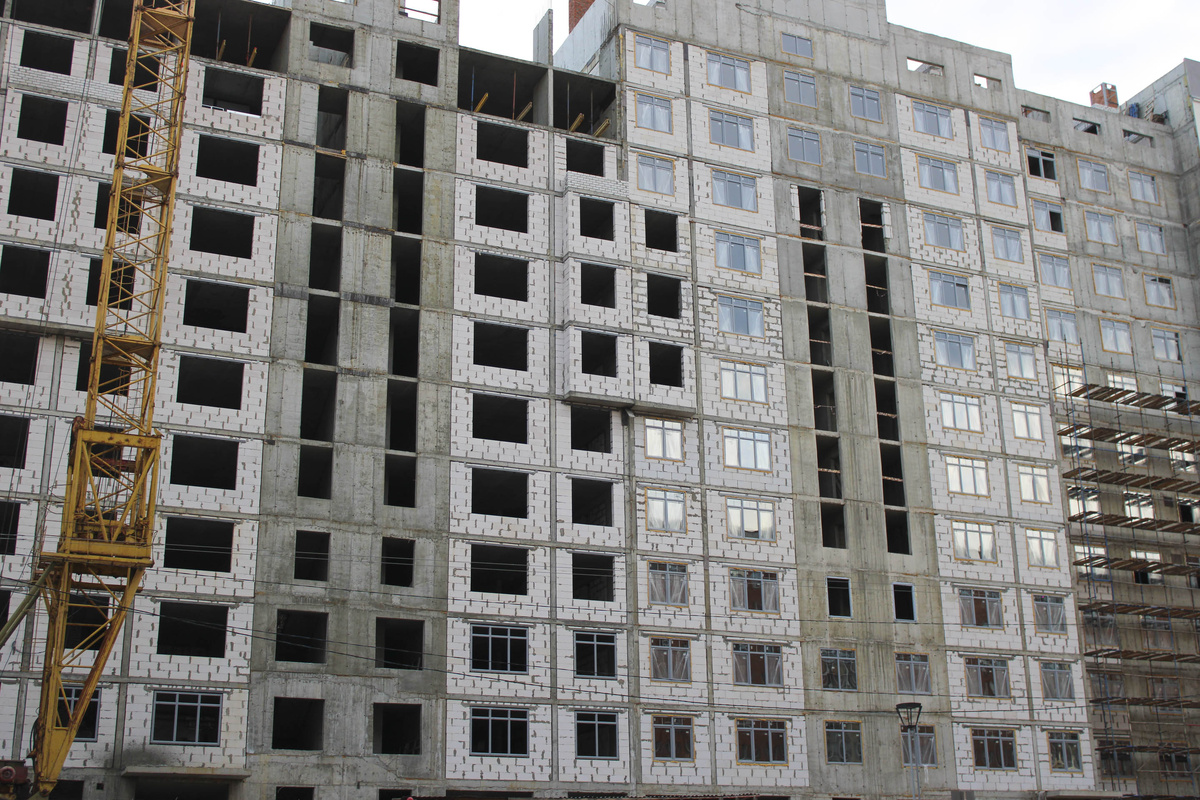 Мигранты работают в строительстве.  Фото: Фото: ФедералПресс / Ксения Кобалия