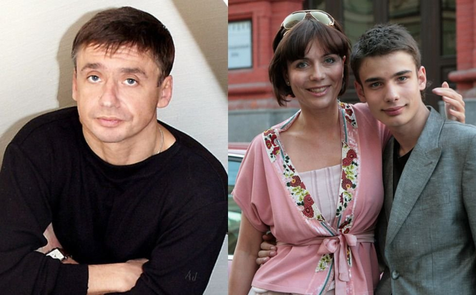 Екатерина Семенова и Антон Табаков, и сын