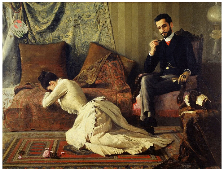 Бельмиро де Альмейда "Ссора" 1887