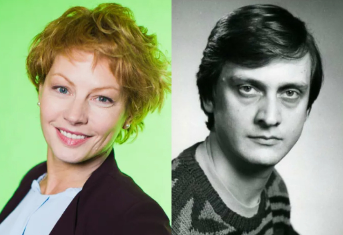 на фото Алена Бабенко с мужем Виталием Бабенко