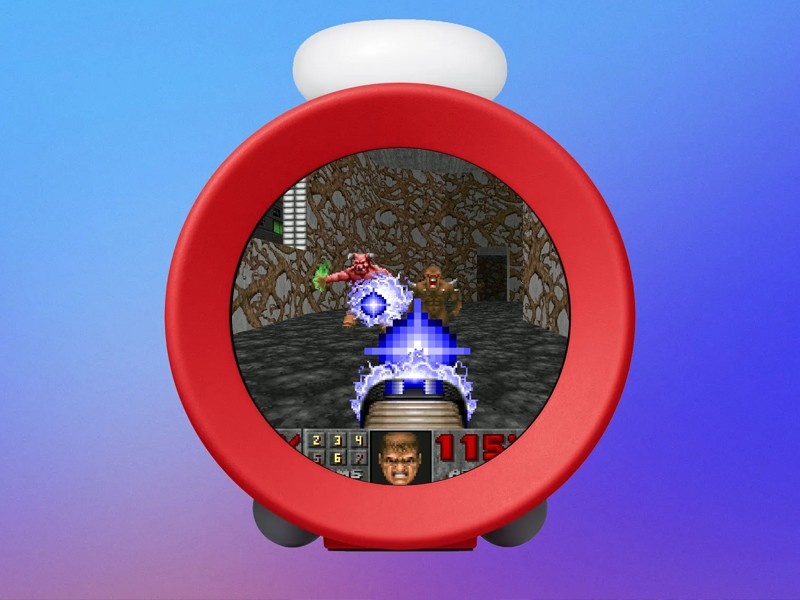    Доброе утро в аду. DOOM портировали на будильник Nintendo