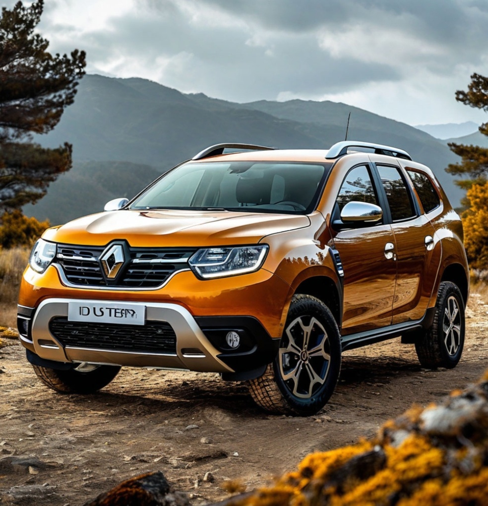 Передняя и боковая часть Renault Duster