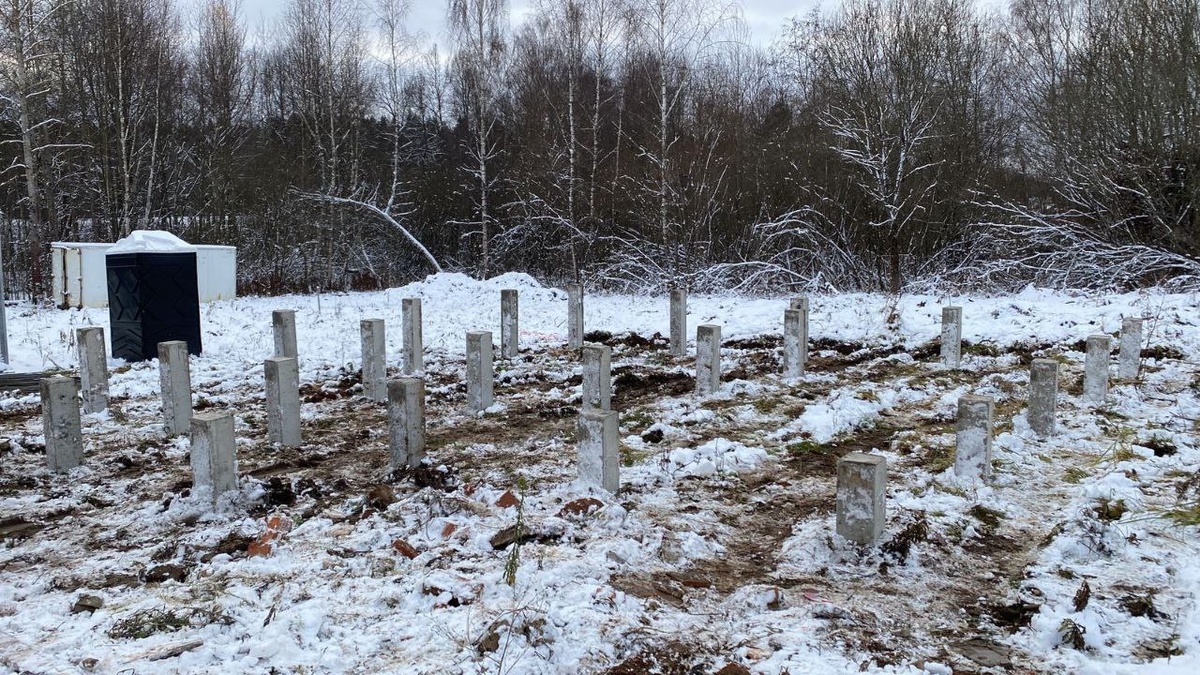 Строительный объект. Фото из личного архива героя