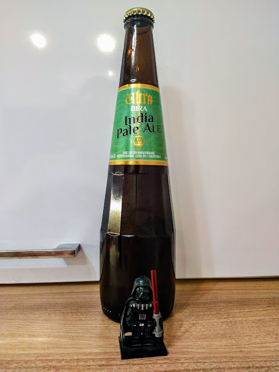 Бутылка интересной формы, но после пробы предыдущих сортов, вызывает уныние)))