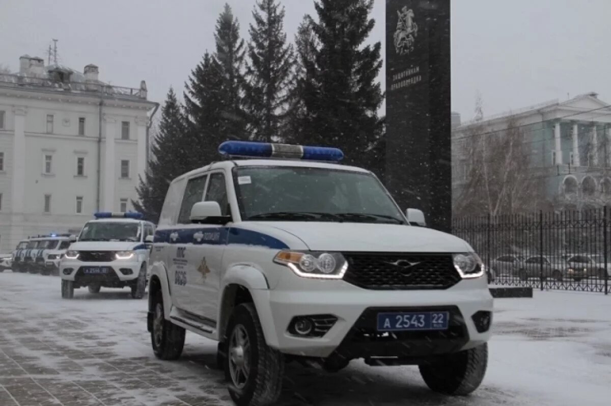    Алтайская полиция показала, как выглядят новые автомобили ведомства