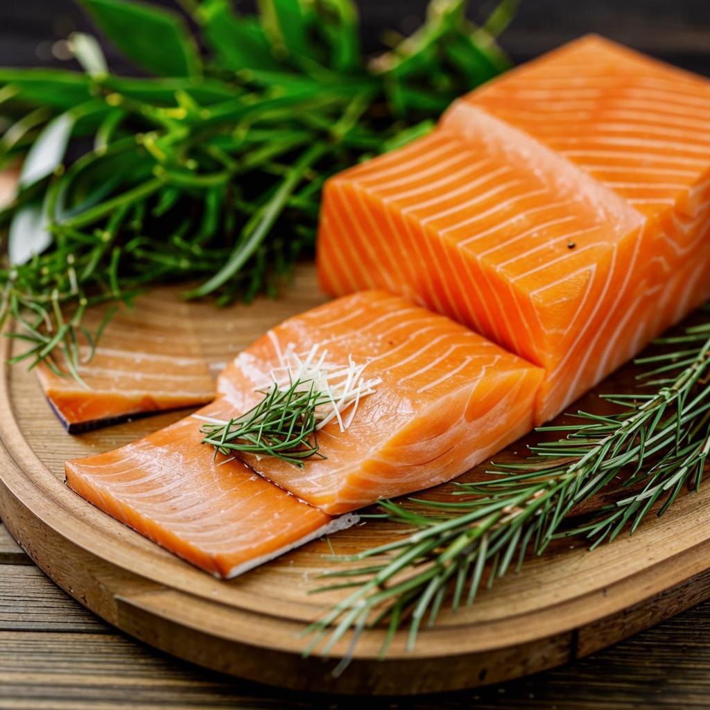 Семга холодного копчения