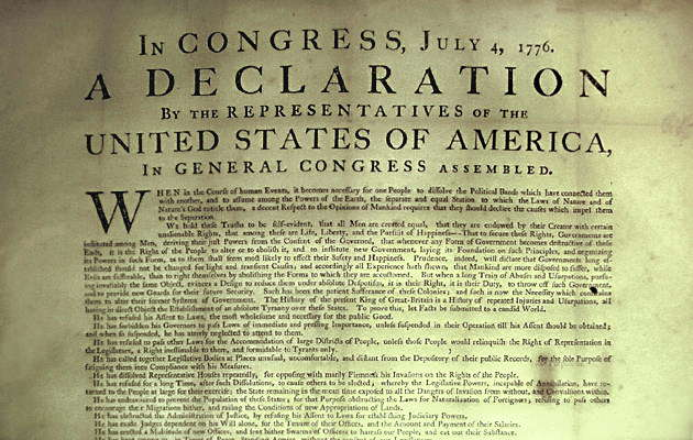 Деларация независимости США, 1776 г.