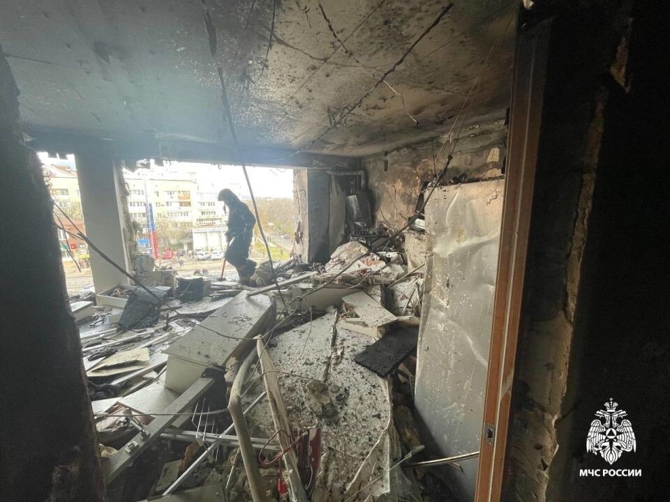    Разрушенная квартира после взрыва газа в Пятигорске. Источник: 26.mchs.gov.ru