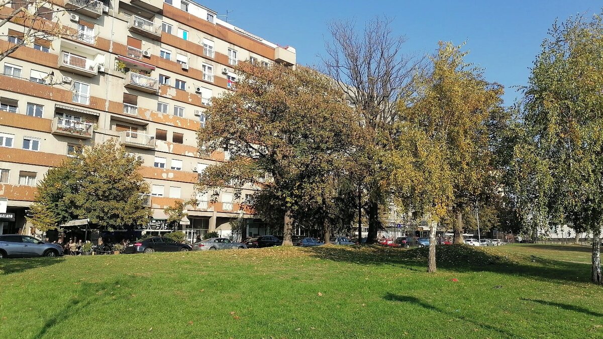 Осень в Белграде.