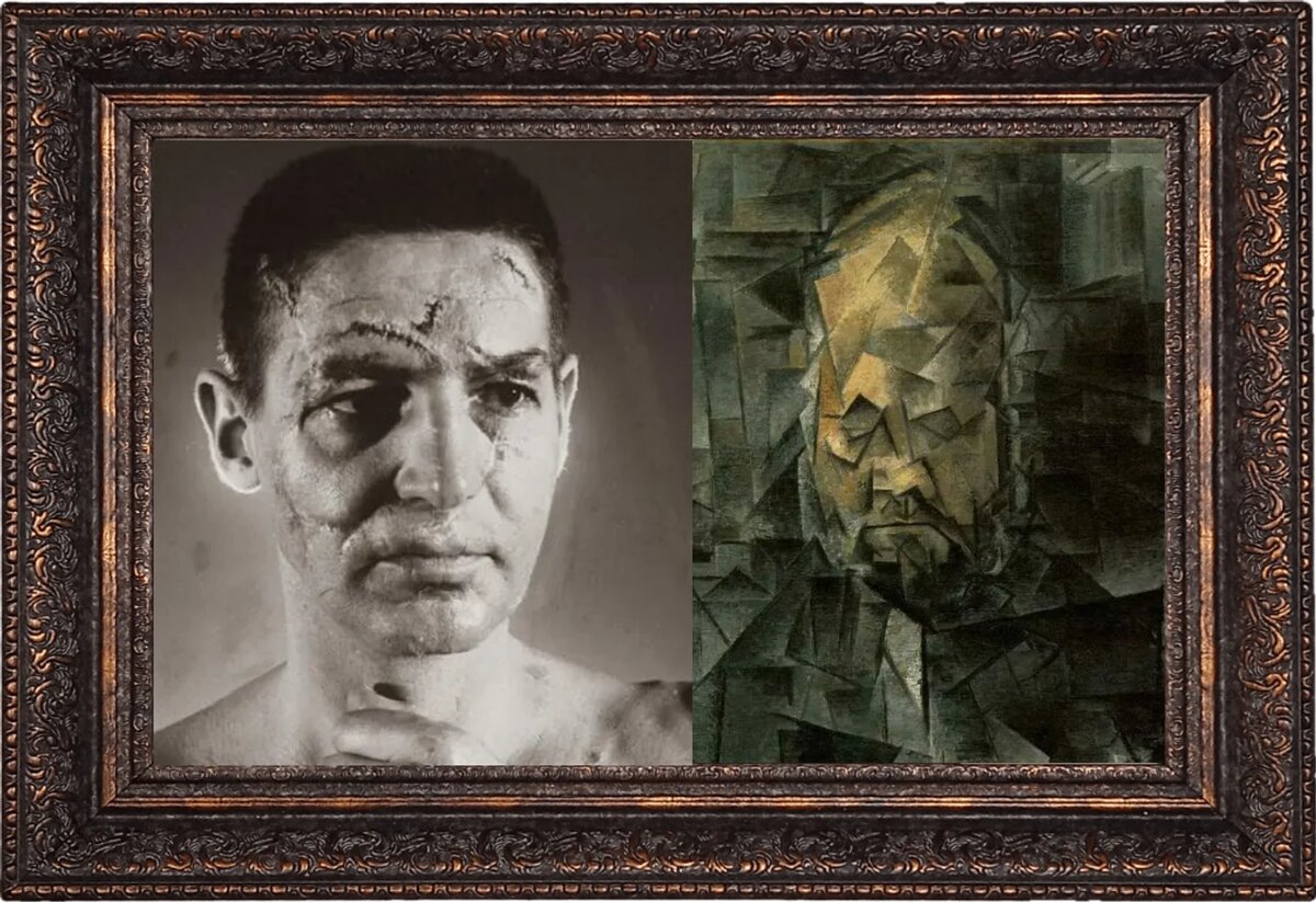 Картина справа – "Портрет Амбруаза Воллара", Пабло Пикассо