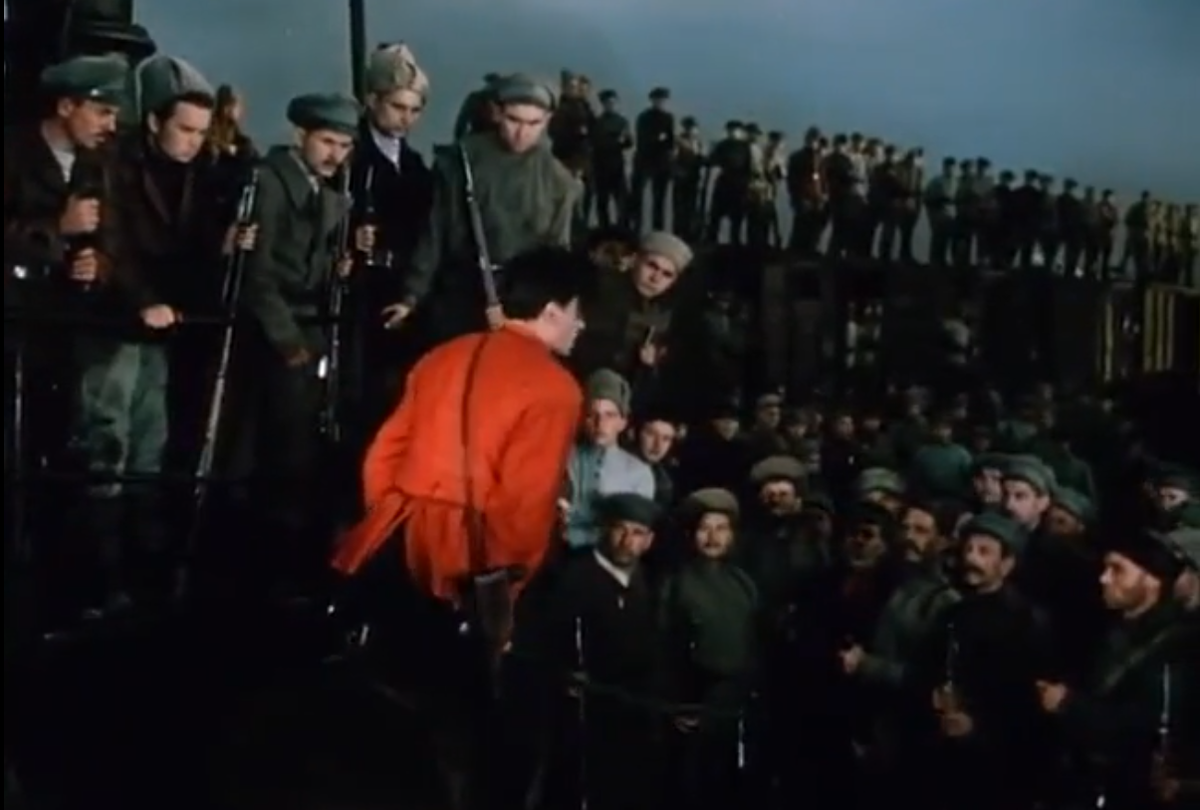 Паника. Кадр их х/ф "Хождение по мукам". 1957-1959гг.
