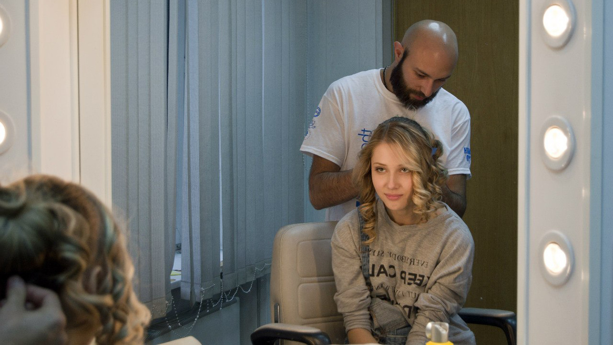 Работа стилистов на съёмках фильма «Танцуй со мной» – Мосфильм, 2014