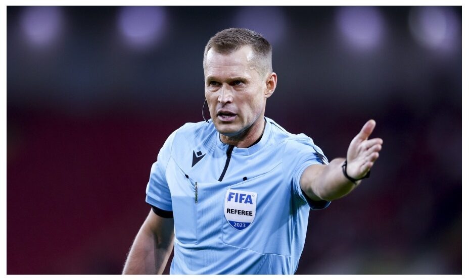    Судья Безбородов хвалил сам себя в соцсетях, за что и был наказан. Фото: РПЛ