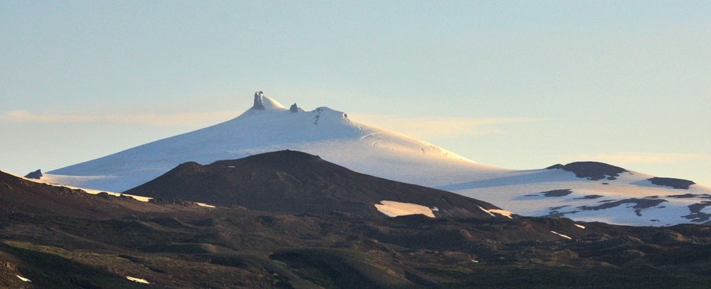 Вулкан Снайфедльс, Исландия