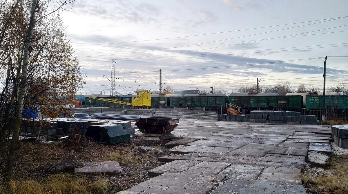 Строительная площадка ст. Гжель в окт-ноя 2024 года, фото автора