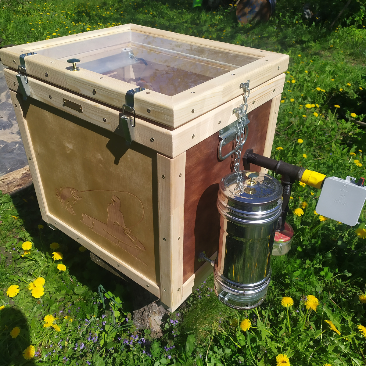 Электростатическая коптильня холодного копчения Дымика ру 120S