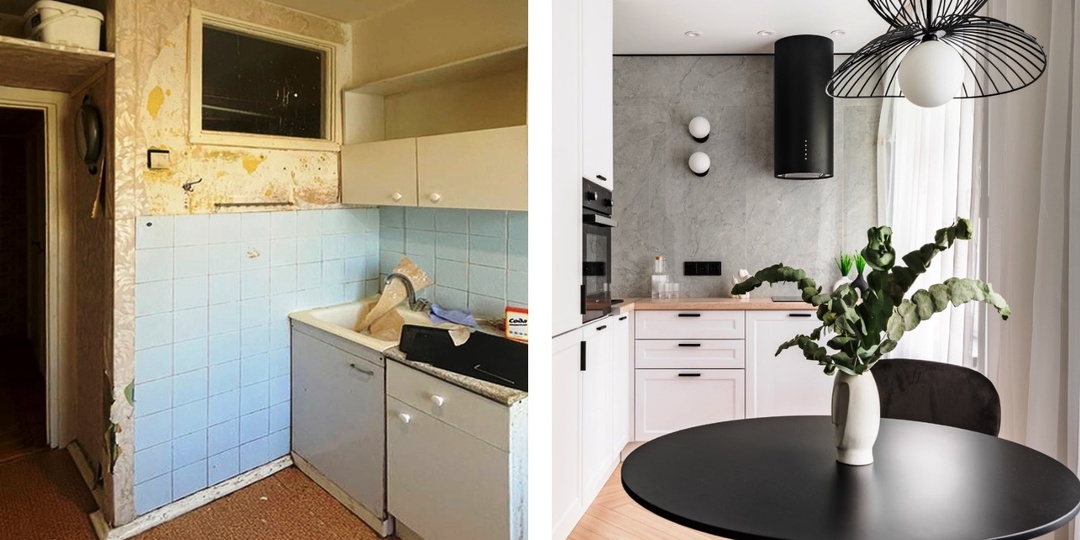 ДО/ПОСЛЕ: вдохнули новую жизнь в типовую хрущевку 42 кв.м