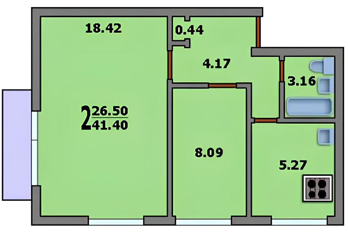 Обмерный план квартиры