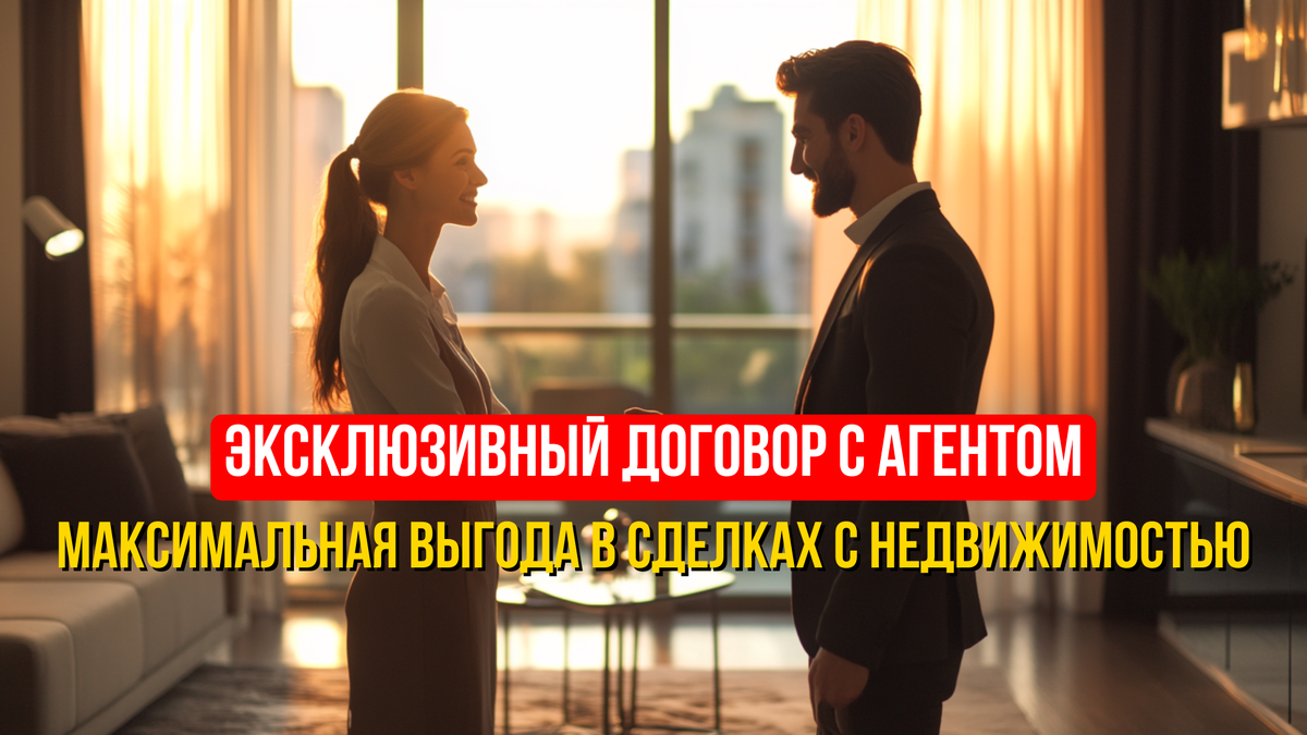 Почему агент по недвижимости с эксклюзивным договором — ваш лучший выбор для успешной сделки