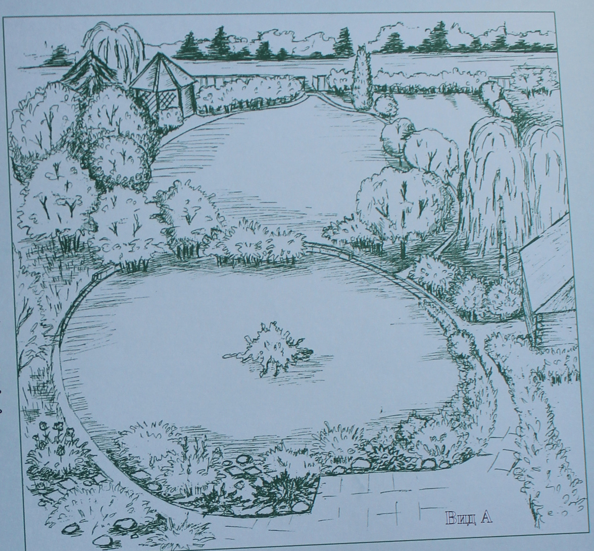 Кулисы на участке