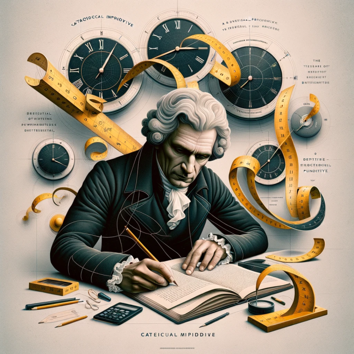 И. Кант (ИИ-изображение; источник: канал Walkiman Newsletter)