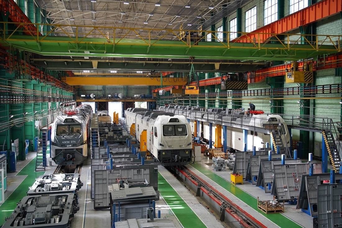 В цехах Новочеркасского электровозостроительного завода. Источник: НЭВЗ