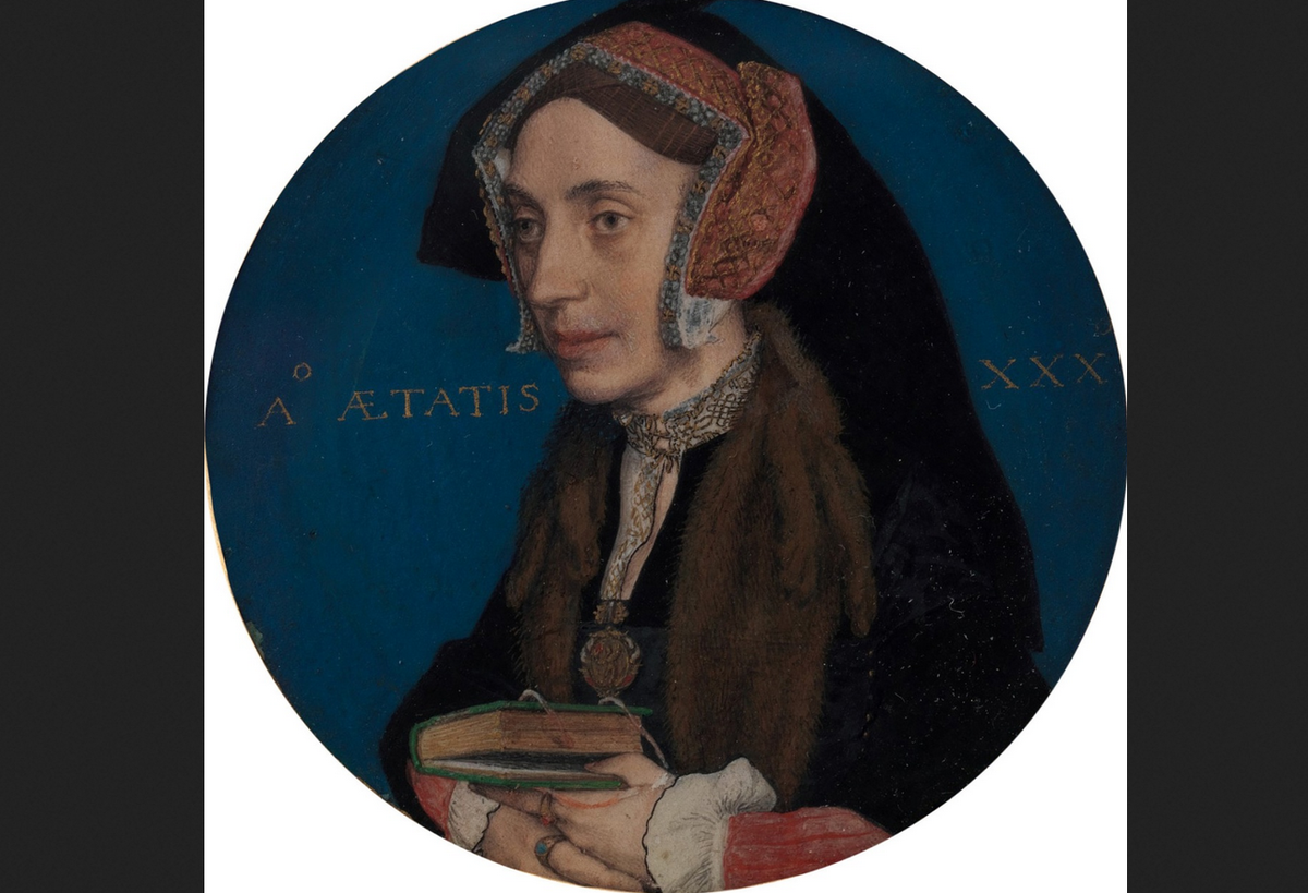 Ганс Гольбейн Младший. «Портрет Маргарет Ропер, дочери Томаса Мора», 1536.