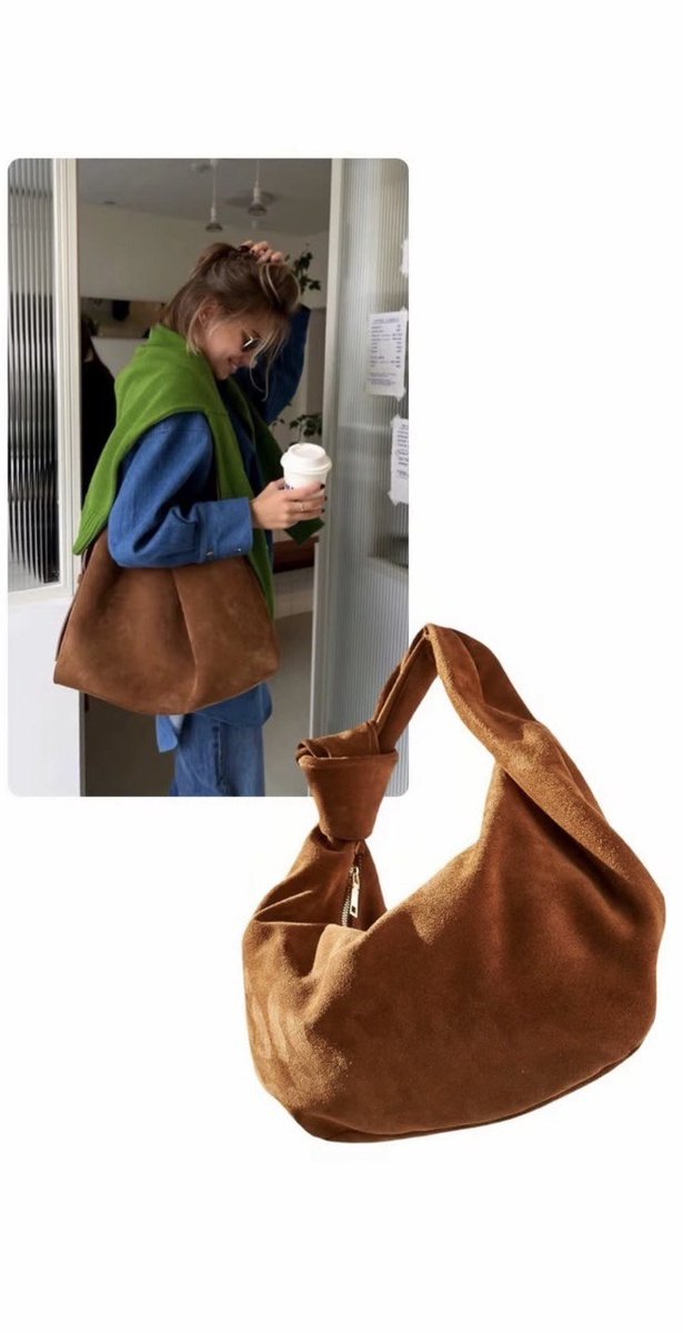 Сумка Хобо в цвете Терракот от Garnet leather accessories