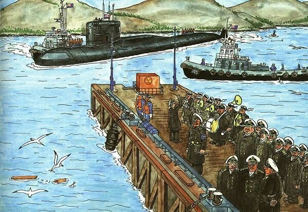 Во время швартовки на пирсе не должно быть женщин. Иначе - беда. Фото из Интернета.