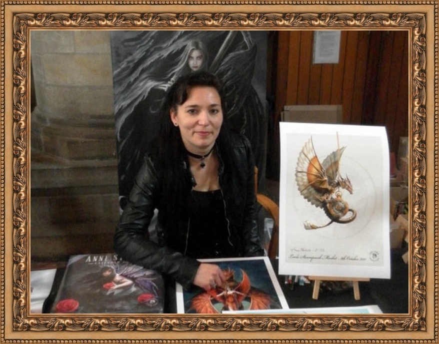 Анна Стоукс за работой