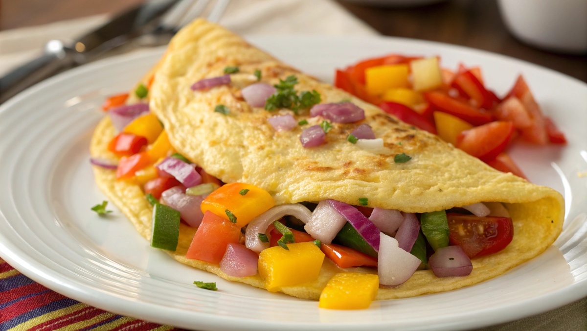 Омлет с овощами