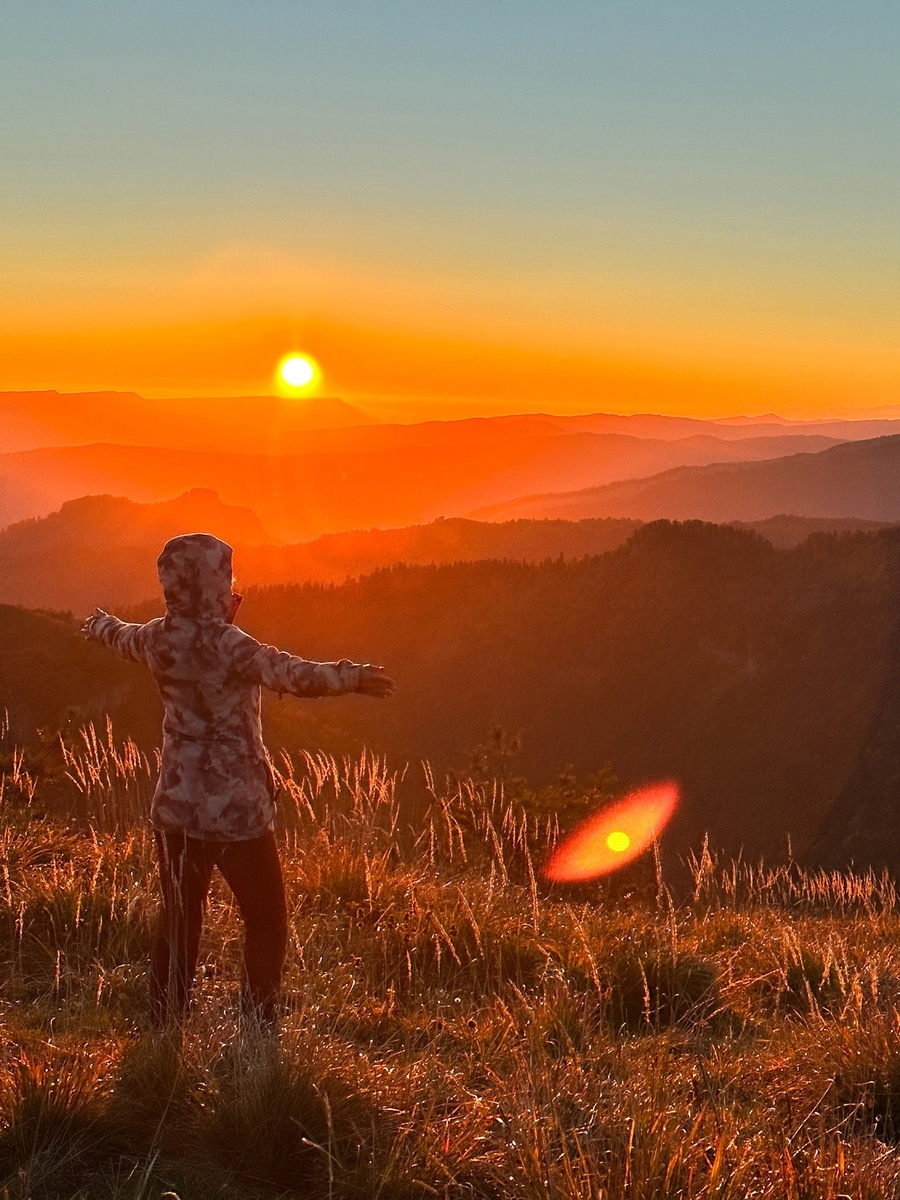 Закат в природном парке Большой Тхач