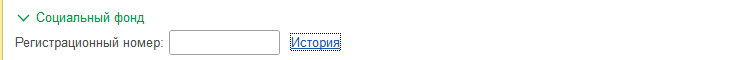 Социальный фонд – Регистрационный номер